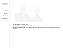 Tablet Screenshot of bureau-fuer-architektur.de